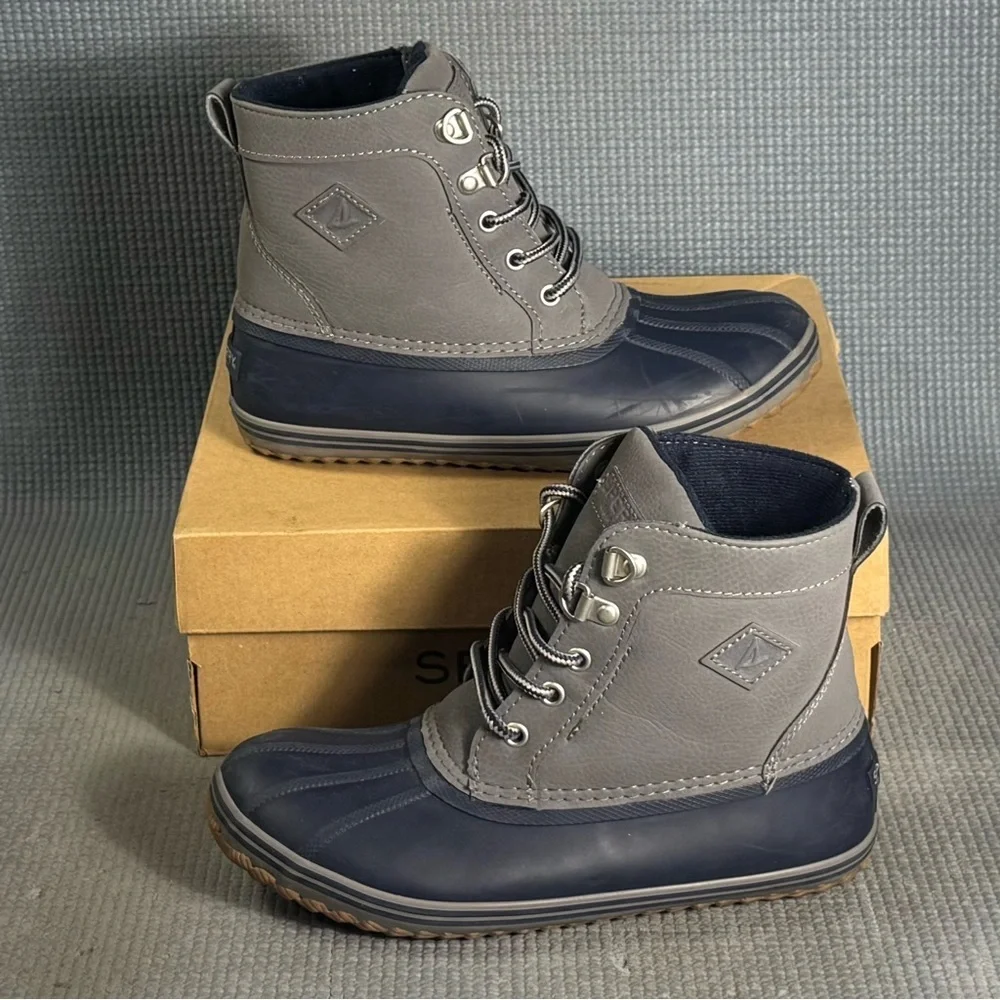 Sperry‎ Little Kid Bowline Boots Gray/Black Size 3